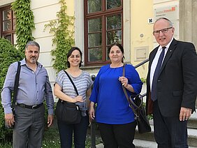 Management-Team des Förderungszentrums auf dem Sternberg in Palästina zu Besuch in Herrnhut